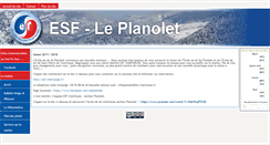 Desktop Screenshot of esf-planolet.fr