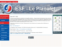 Tablet Screenshot of esf-planolet.fr